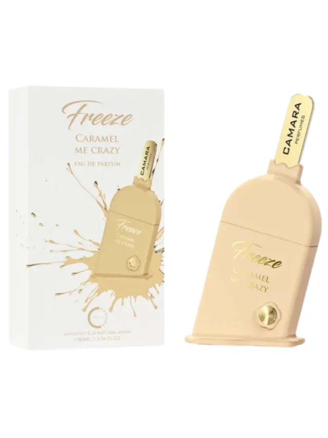 Frasco perfume Freeze Carmael Me Crazy EDP 90ml