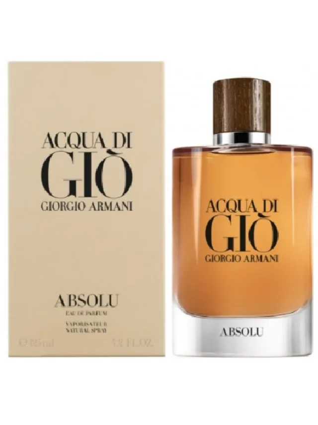 Frasco perfume Gio Absolu Parfum 125ml