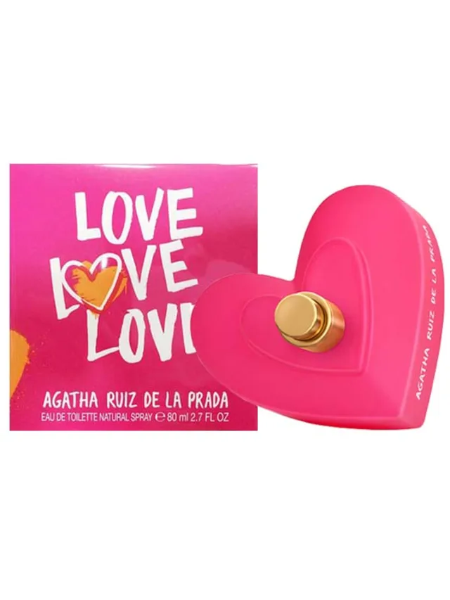Frasco perfume Love Love Agatha Ruiz EDT 100ml