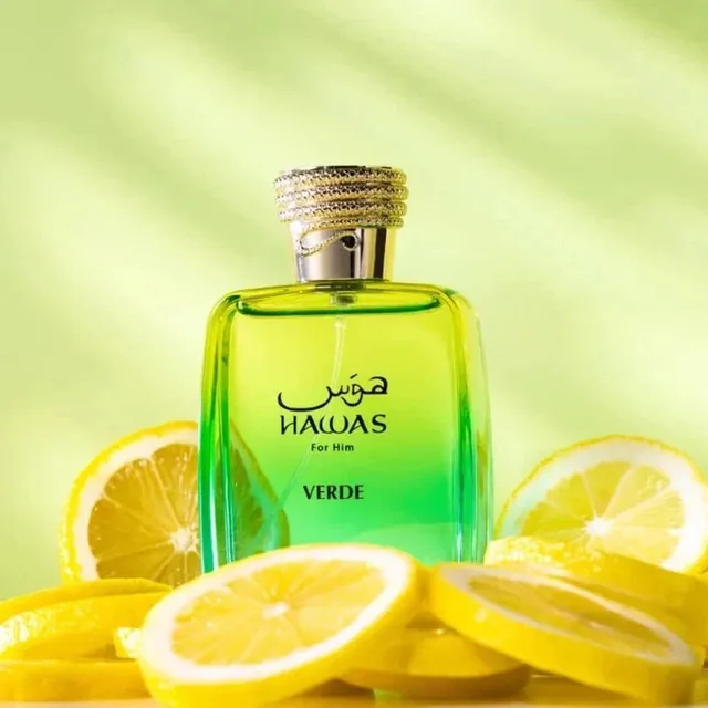 Frasco perfume Hawas Verde EDP 100ml